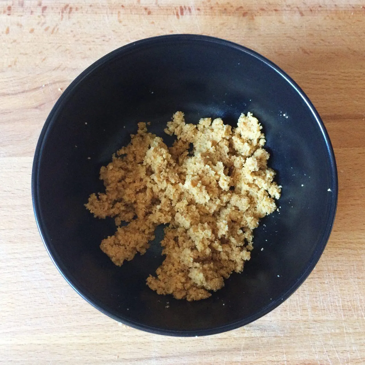 Получившаяся крошка